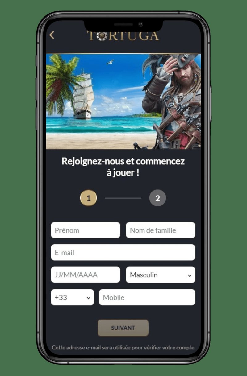 Tortuga casino bonus à France